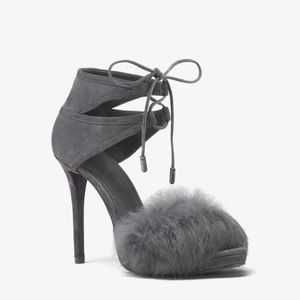 MICHAEL MICHAEL KORS Remi Fur and Suede Sandal